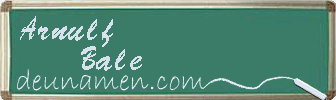 Arnulf Bale Visitenkarte